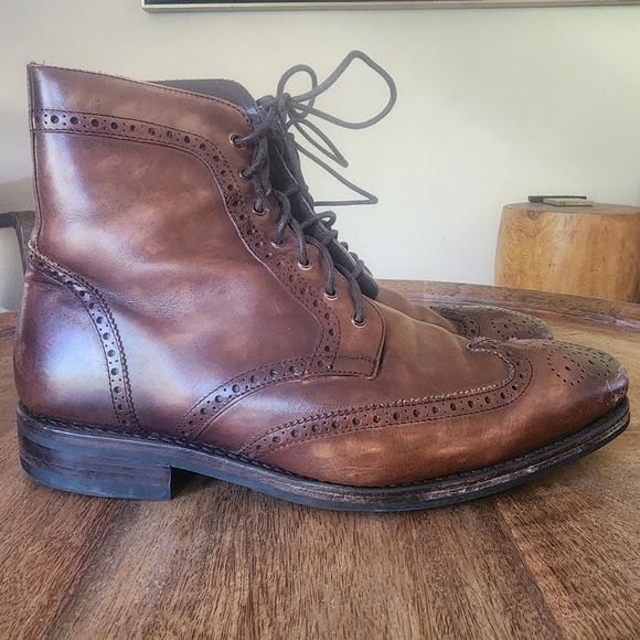 Thursday Boot Company Other - Thursday Boot Co Leather Wingtip Boots Mens Size 9